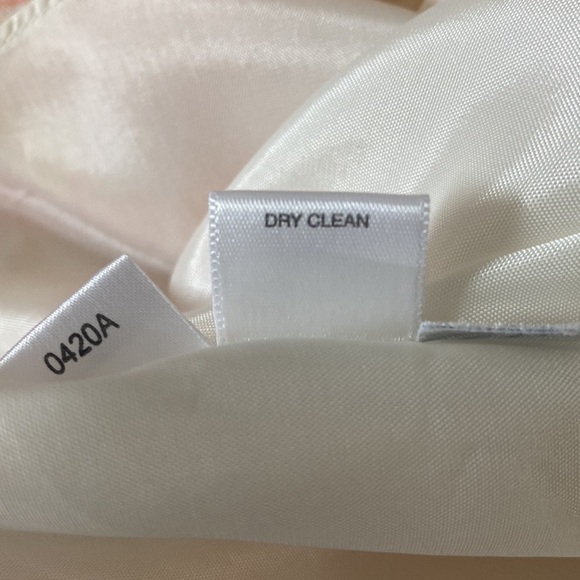 Ann Taylor Floral Linen Flounce Hem Spaghetti Strap A-Line Midi Dress - Picture 14 of 14